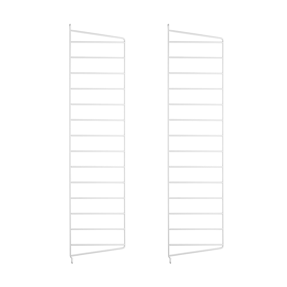 String - Wandleiter 20 cm | 2er-Set / 75 cm / weiß