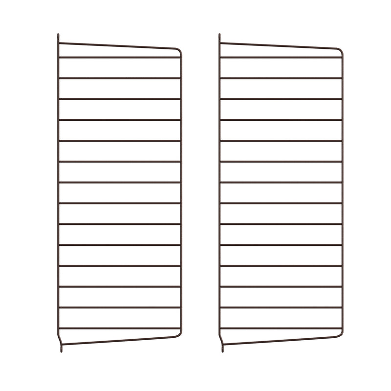 String - Wandleiter 30 cm | 2er-Set / 75 cm / dunkelbraun
