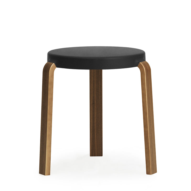 Normann Copenhagen - Tap Hocker | schwarz / Nussbaum