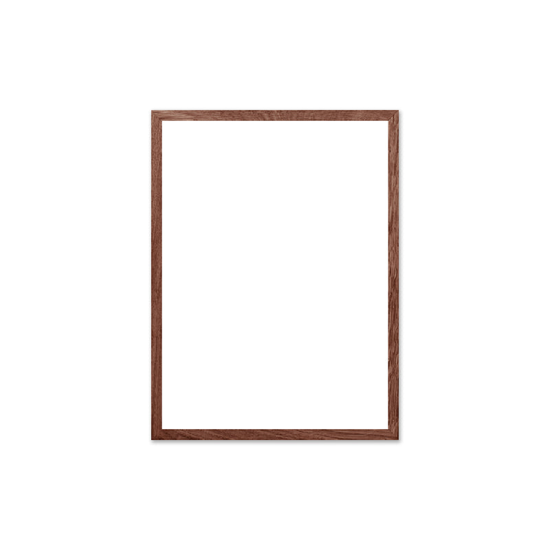 The Poster Club - Bilderrahmen Eiche braun | Echtglas / 30 x 40 cm