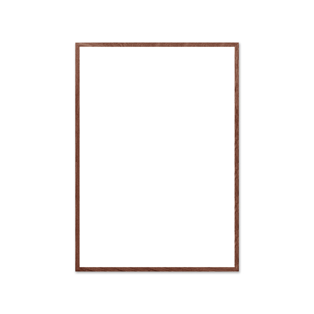 The Poster Club - Bilderrahmen Eiche braun | Echtglas / 50 x 70 cm