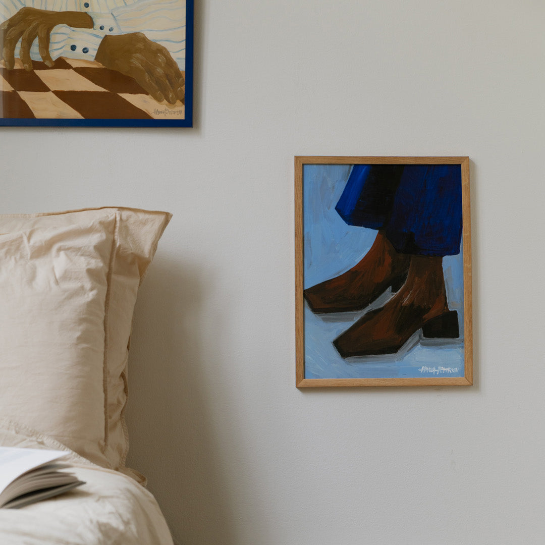 The Poster Club - Boots and Blues von Hanna Peterson