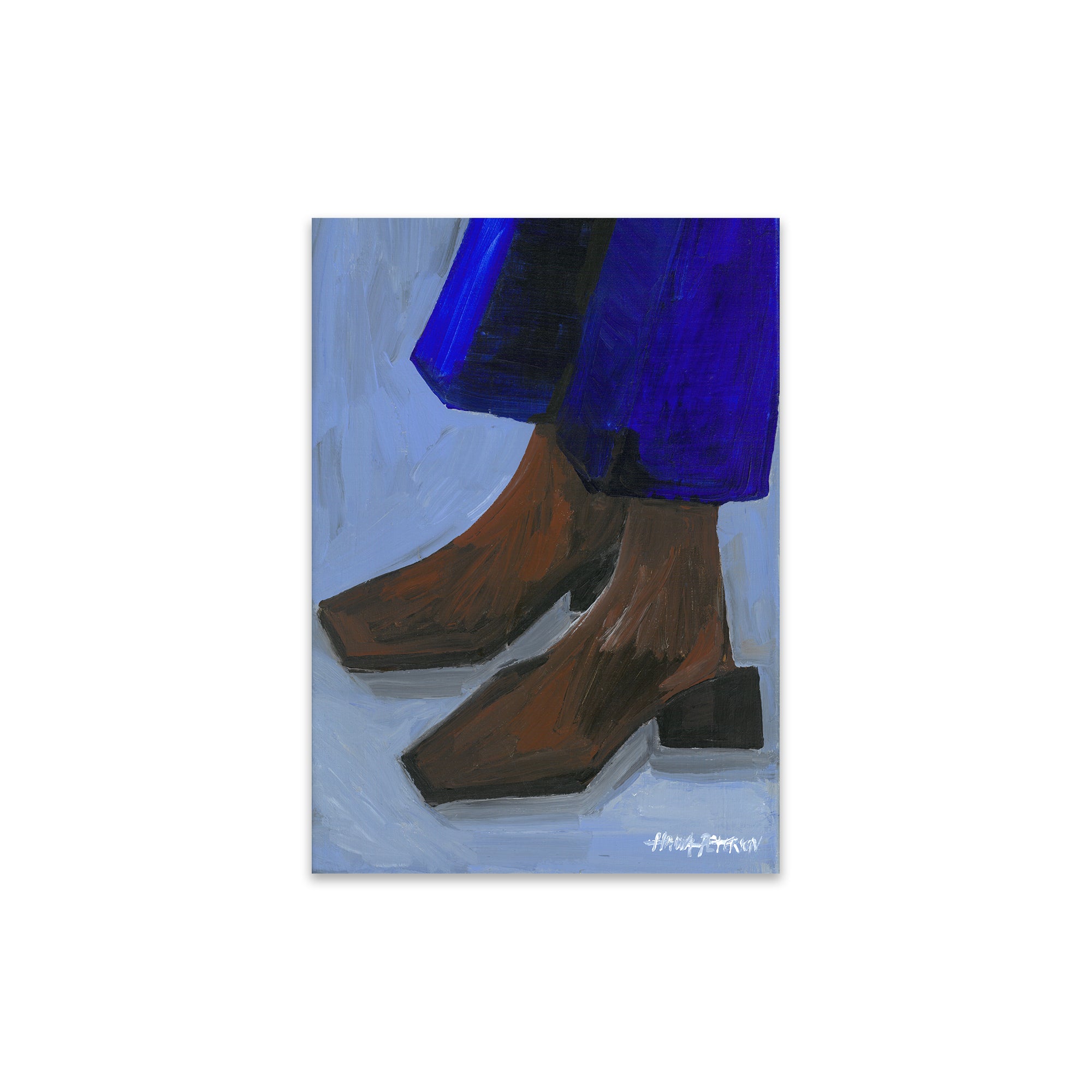 The Poster Club - Boots and Blues von Hanna Peterson | 