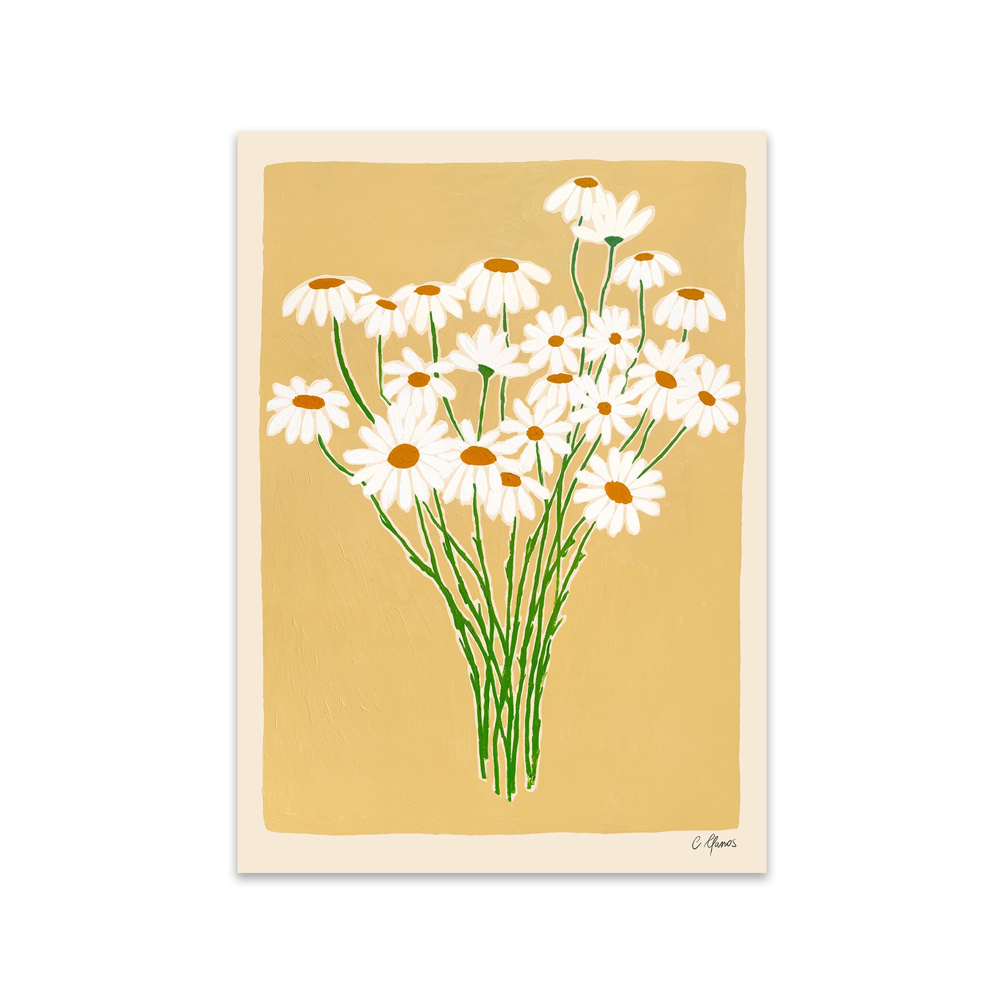 The Poster Club - Daisies von Carla Llanos | 50 x 70 cm