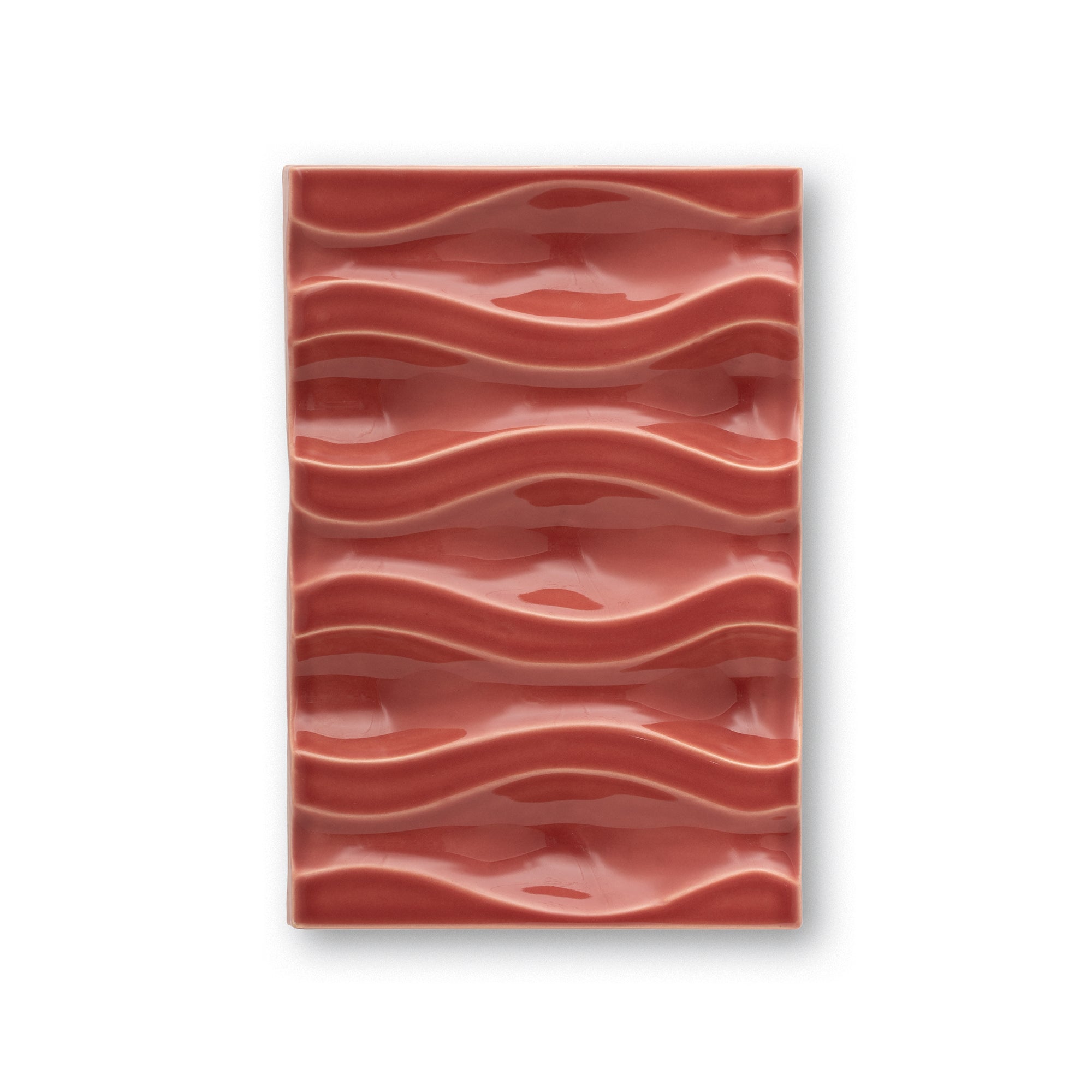 The Poster Club - Echo Relief Wanddekoration | rose red