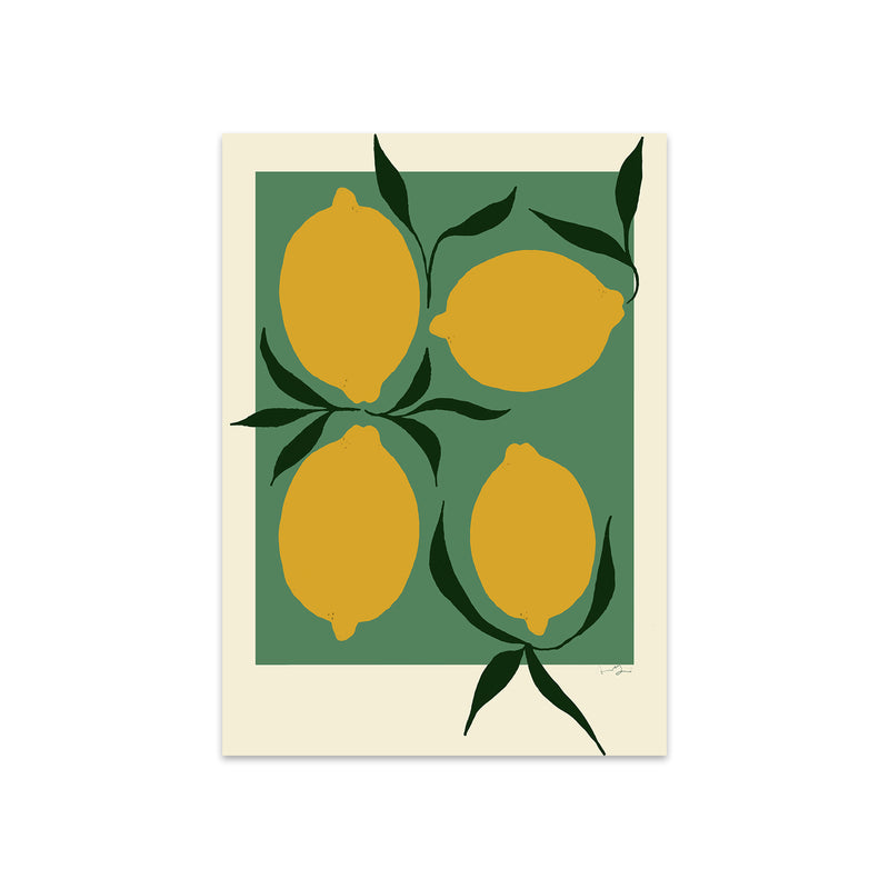 The Poster Club - Green Lemon von Anna Mörner | 