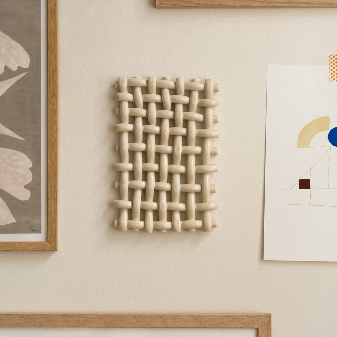 The Poster Club - Interlace Wanddekoration | créme