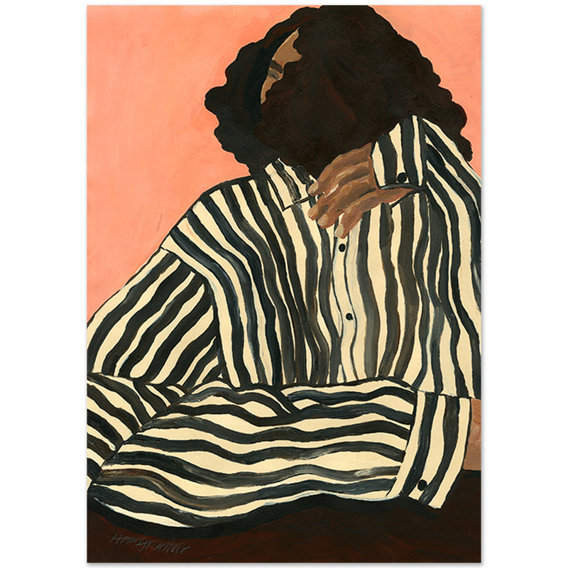 The Poster Club - Serene Stripes von Hanna Peterson | 100 x 140 cm