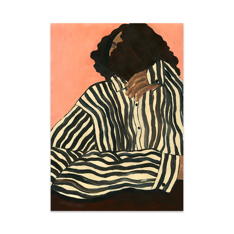 The Poster Club - Serene Stripes von Hanna Peterson | 70 x 100 cm