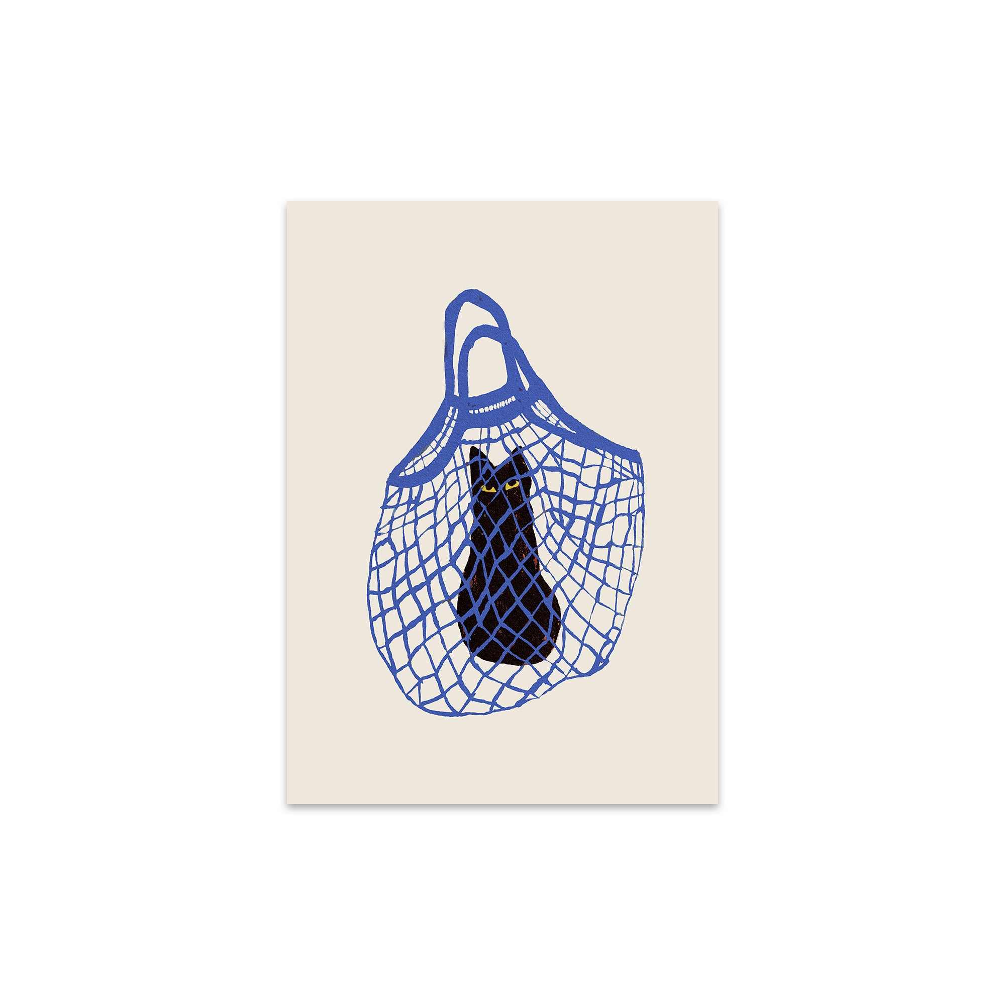The Poster Club - The Cat’s In The Bag von Chloe Purpero Johnson | 30 x 40 cm