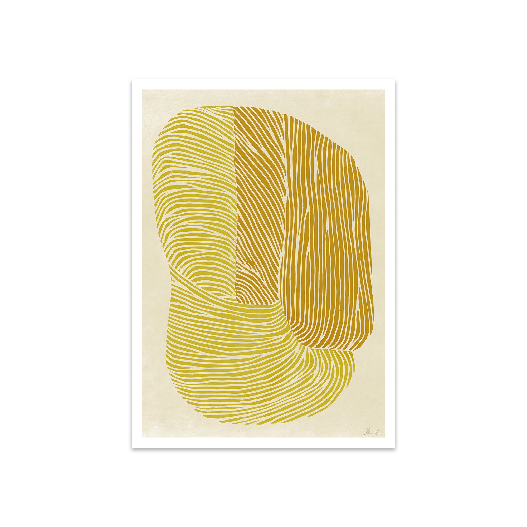 The Poster Club - Yellow Reef von Rebecca Hein | 