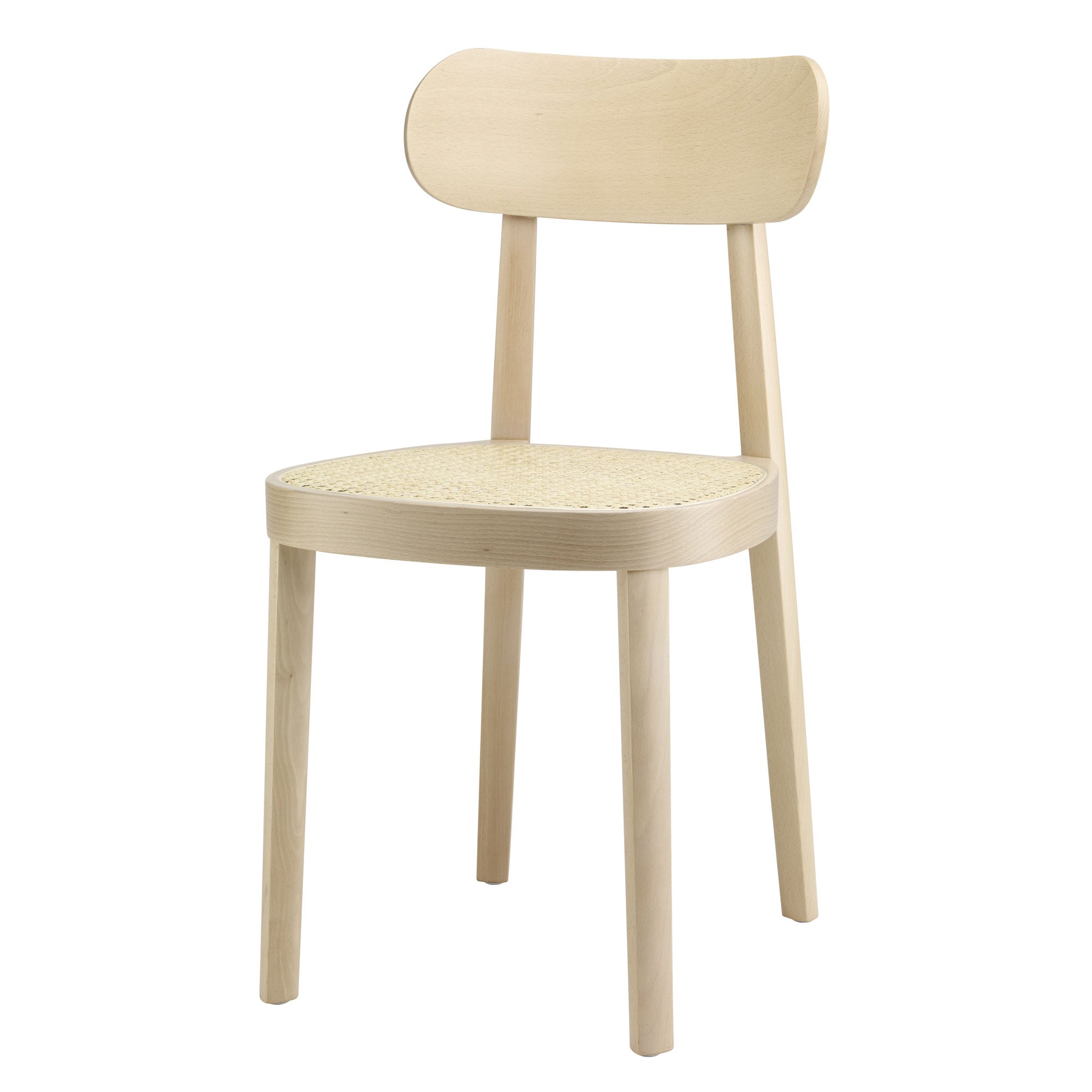 Thonet - 118 Stuhl | Buche aufgehellt gebeizt / Single / Rohrgeflecht
