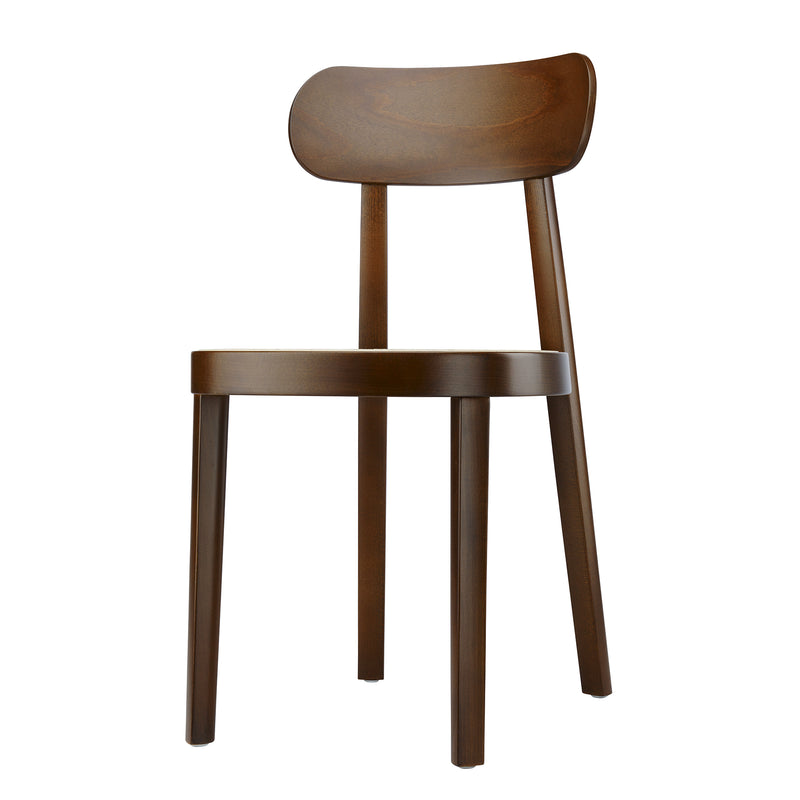 Thonet - 118 Stuhl | Nussbaum gebeizt / Single / Rohrgeflecht