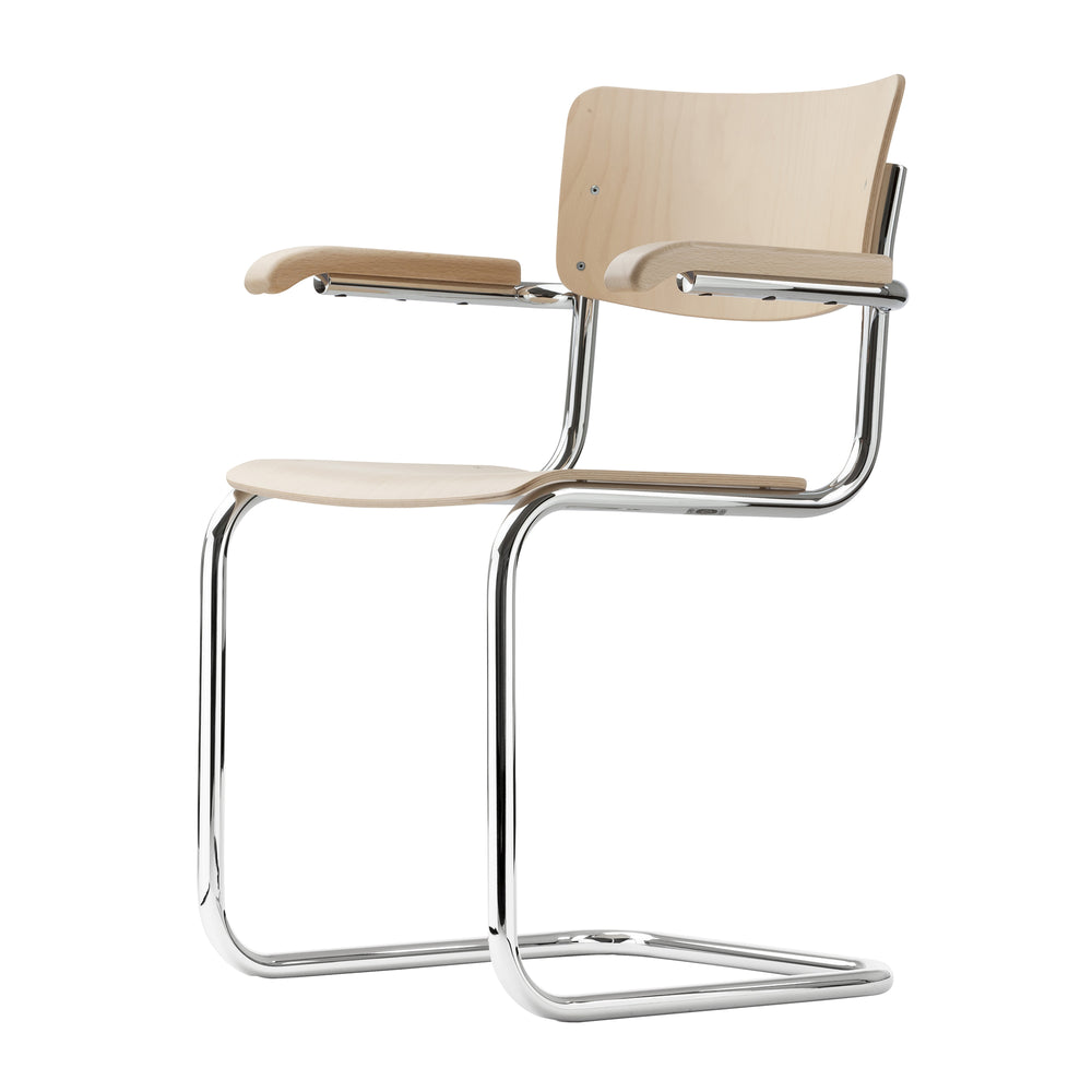 Thonet - S 43 F Freischwinger | Buche klar lackiert