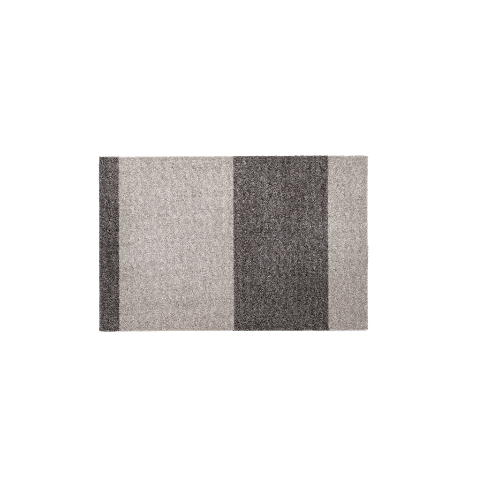 tica copenhagen - Stripes Horizontal Läufer | 60 x 90 cm / hellgrau/stahlgrau