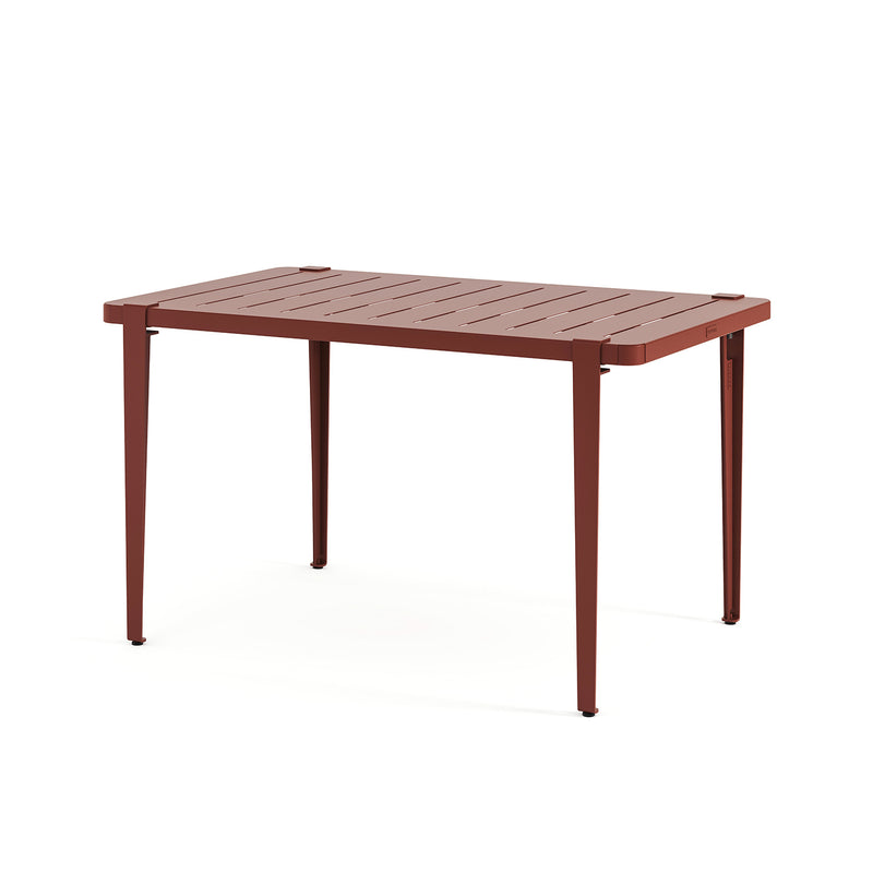 TipToe - Gartentisch MIDI Kollektion | 130 x 80 cm / ziegelrot
