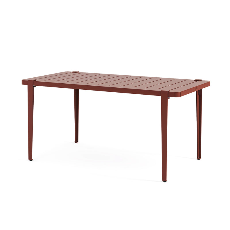 TipToe - Gartentisch MIDI Kollektion | 160 x 80 cm / ziegelrot