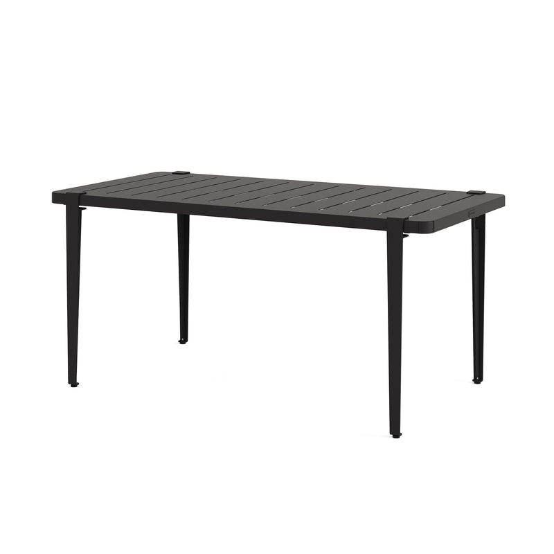 TipToe - Gartentisch MIDI Kollektion | 160 x 80 cm / graphitschwarz