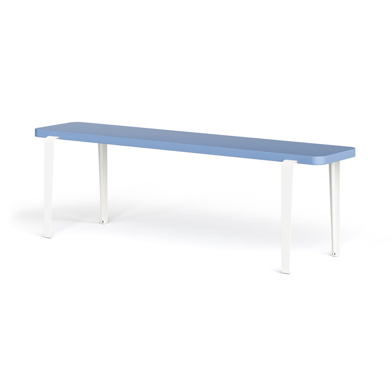 TipToe - LOU Bank | Buche / 140 x 30 cm / taubenblau/cream white