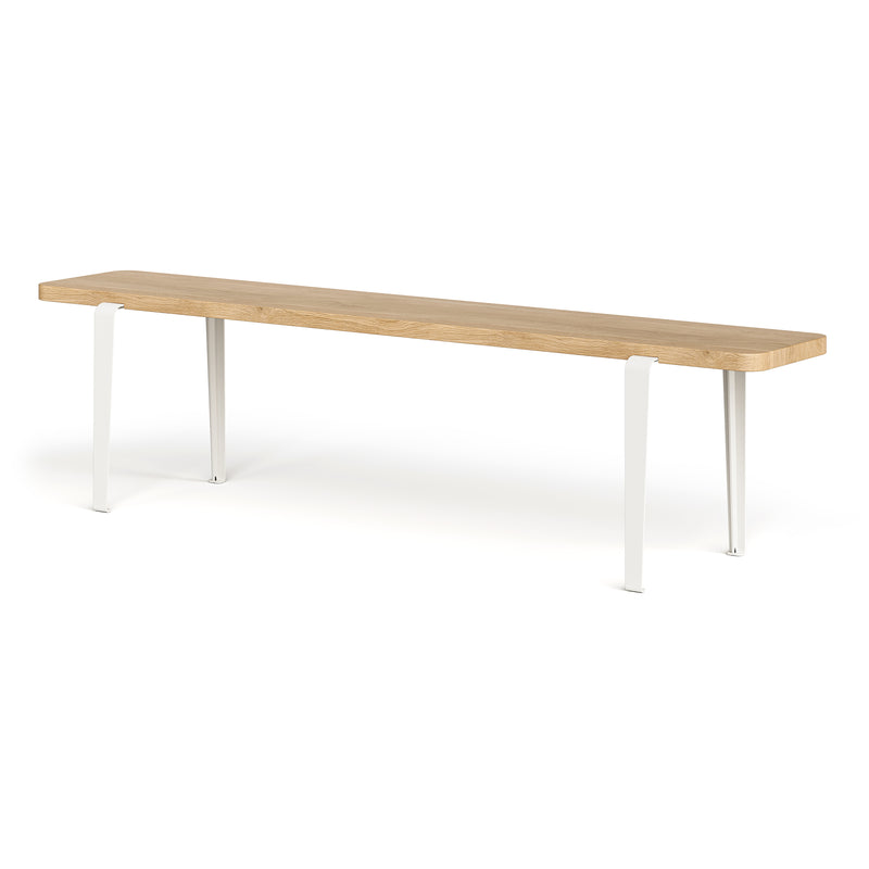 TipToe - LOU Bank | Eiche / 170 x 30 cm / creme weiß
