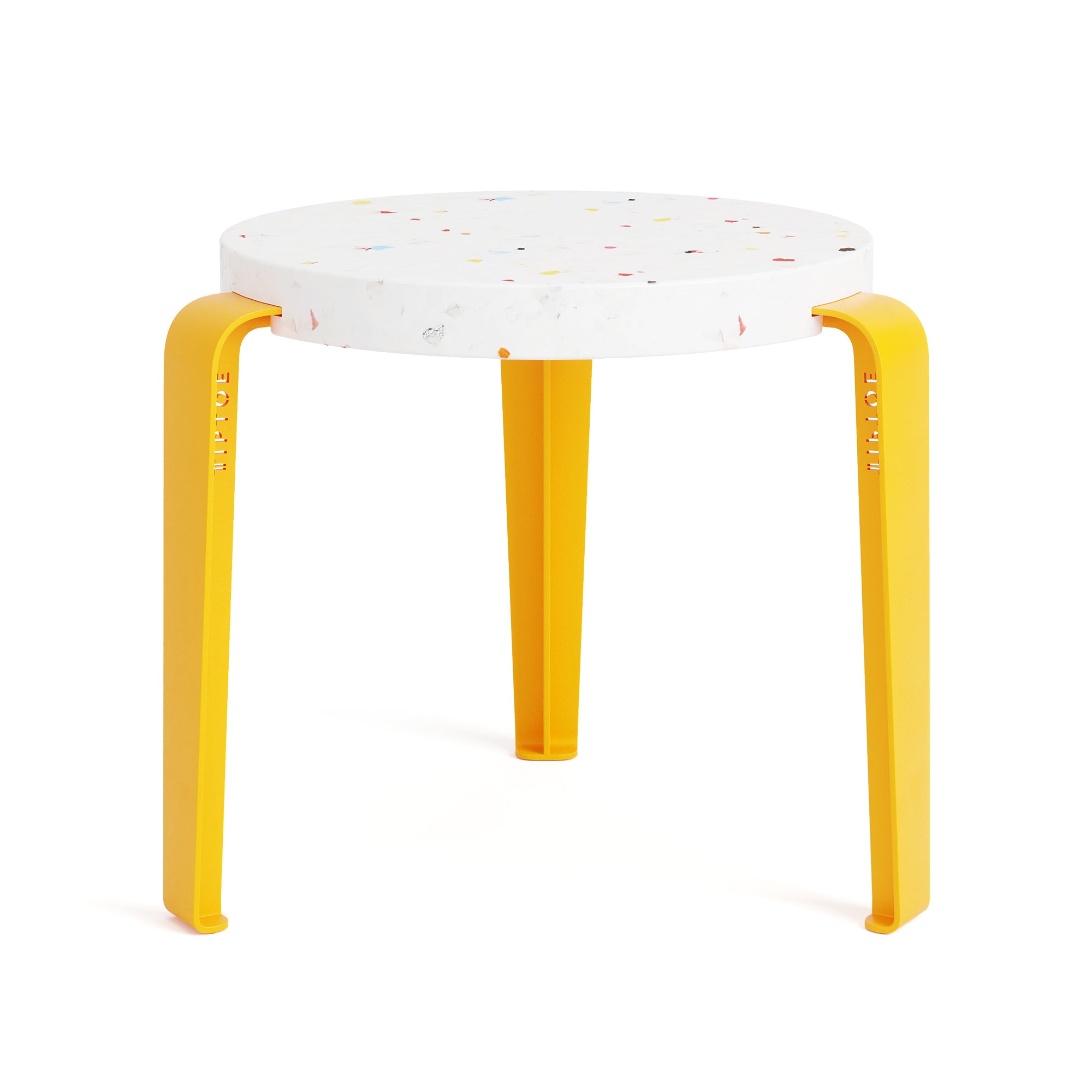 TipToe - MINI LOU Kinderhocker Tutti recycled plastic | sonnengelb