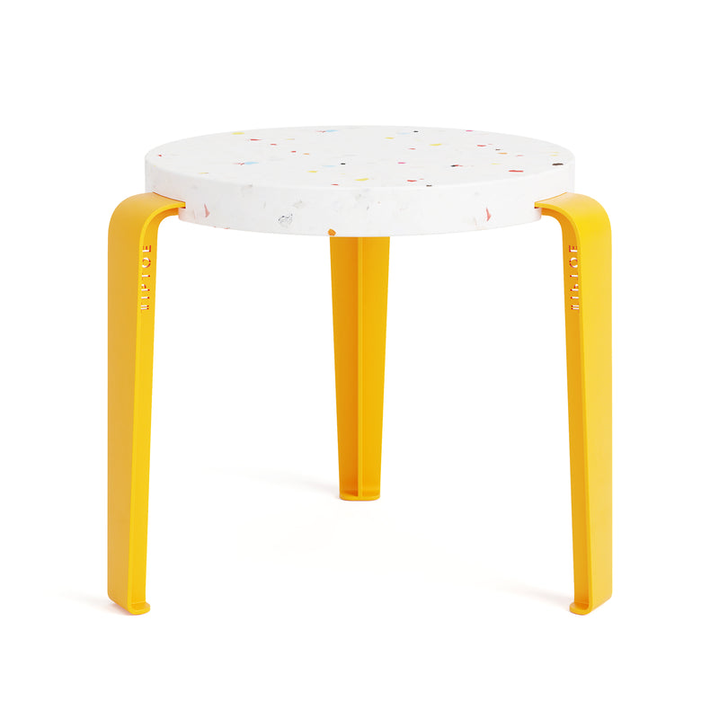 TipToe - MINI LOU Kinderhocker Tutti recycled plastic | sonnengelb