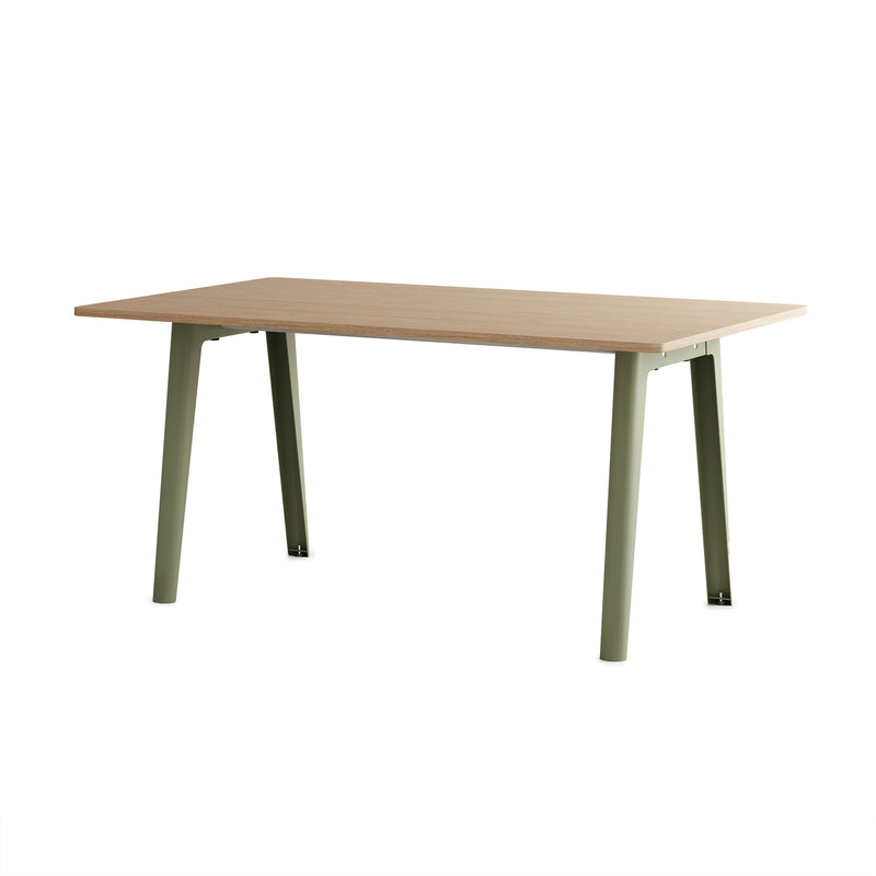 TipToe - NEW MODERN Esstisch | Eiche / 95 x 160 cm / khaki grün