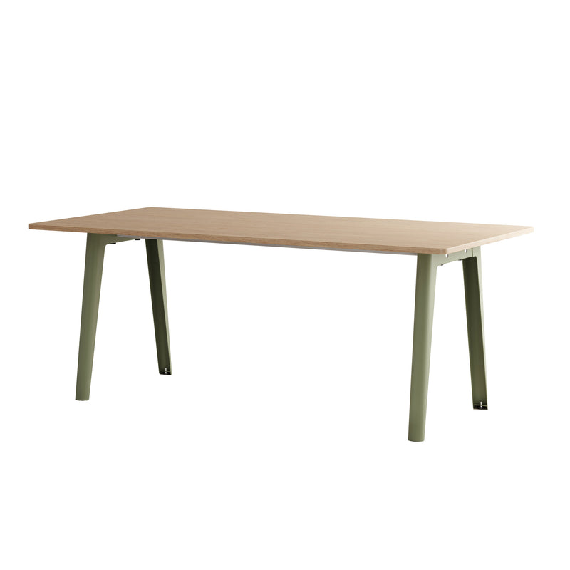 TipToe - NEW MODERN Esstisch | Eiche / 95 x 190 cm / khaki grün