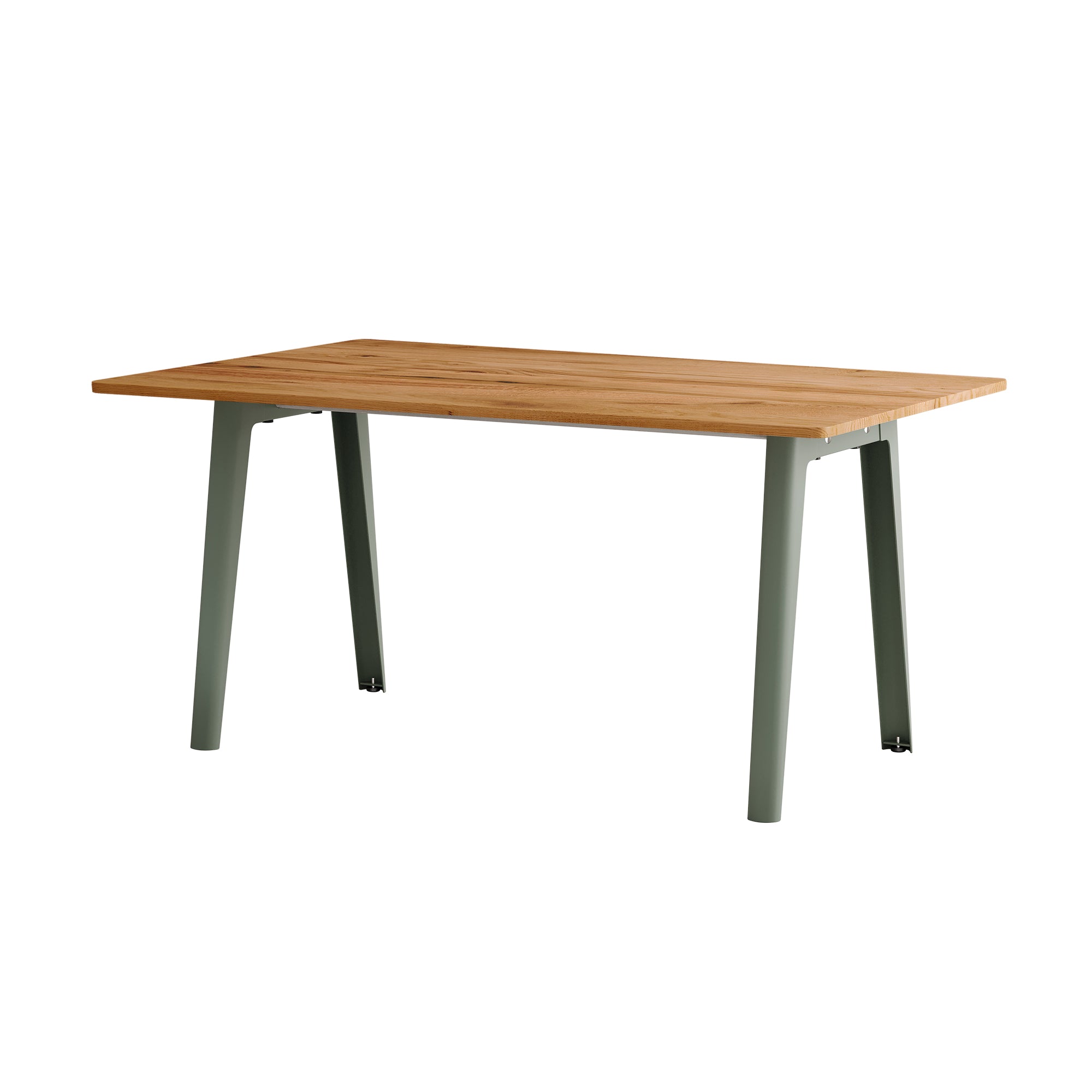 TipToe - NEW MODERN Altholz Esstisch | 95 x 160 cm / eukalyptus grau