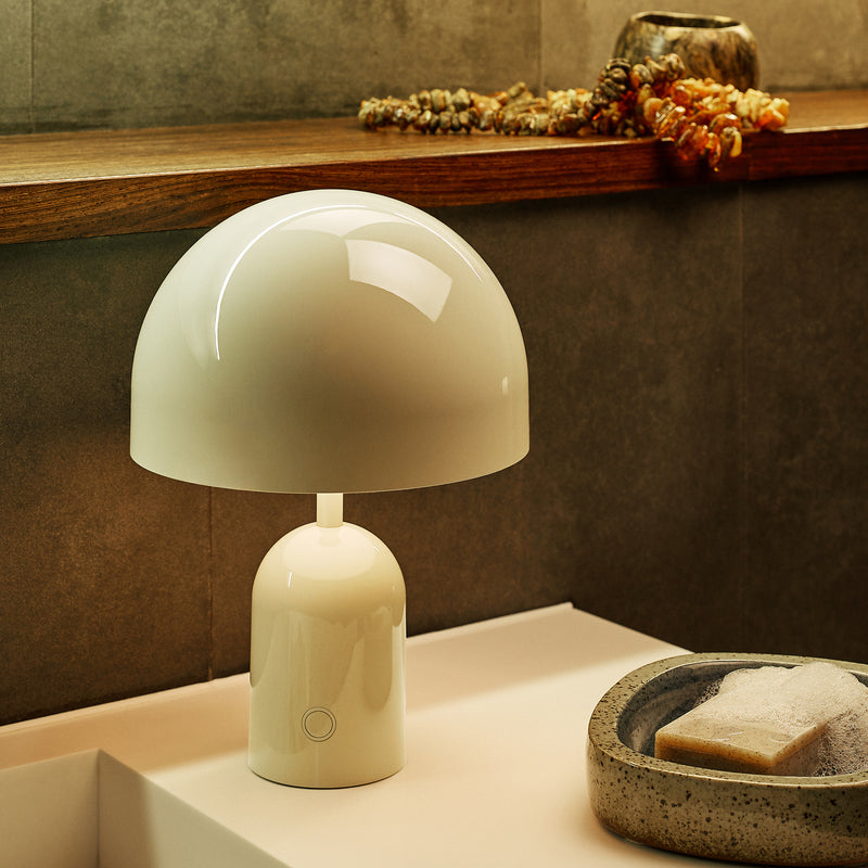 Tom Dixon - Bell LED Tischleuchte mit Akku | grau