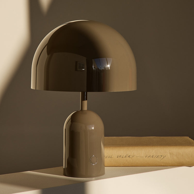 Tom Dixon - Bell LED Tischleuchte mit Akku | taupe