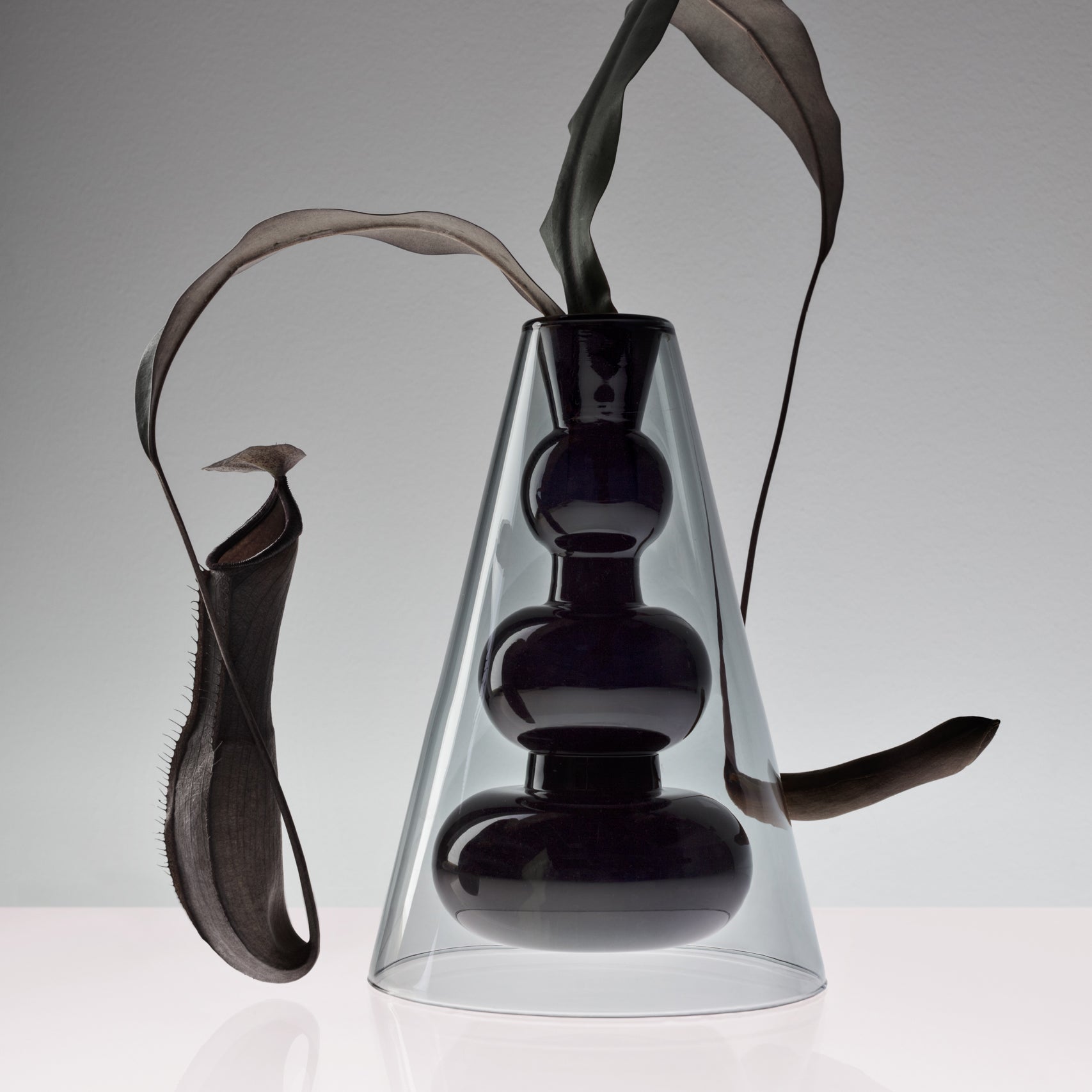 Tom Dixon - Bump Vase | schwarz