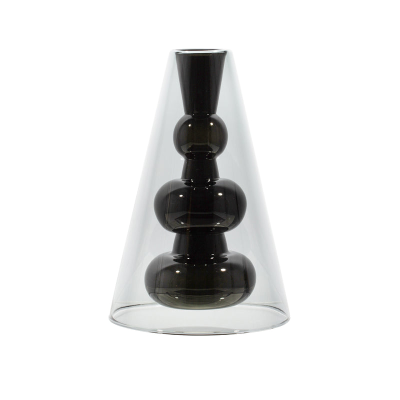 Tom Dixon - Bump Vase | schwarz