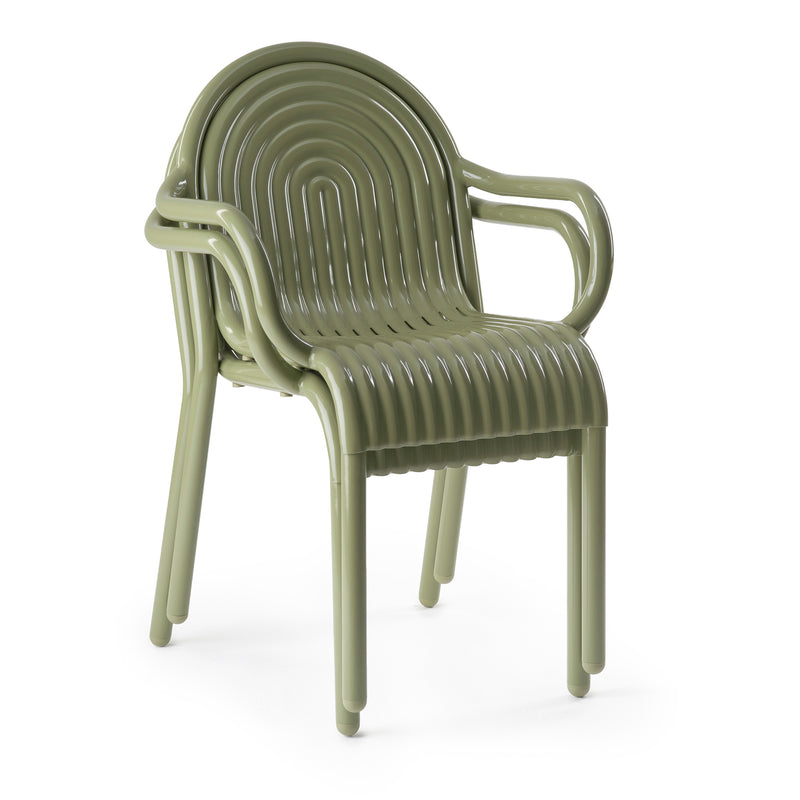 Tom Dixon - Groove Gartenarmlehnstuhl