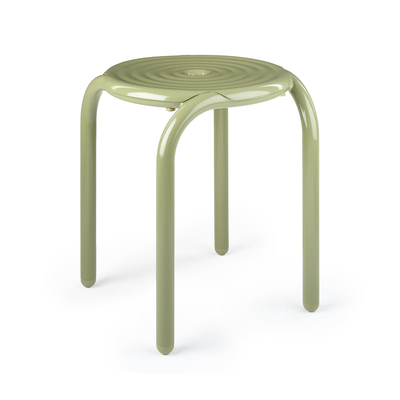 Tom Dixon - Groove Gartenhocker | moss