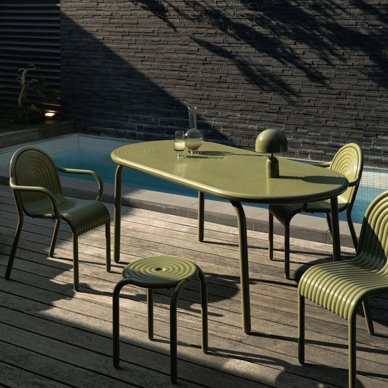 Tom Dixon - Groove Gartenhocker