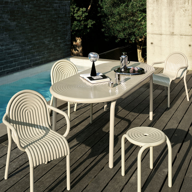 Tom Dixon - Groove Gartenarmlehnstuhl