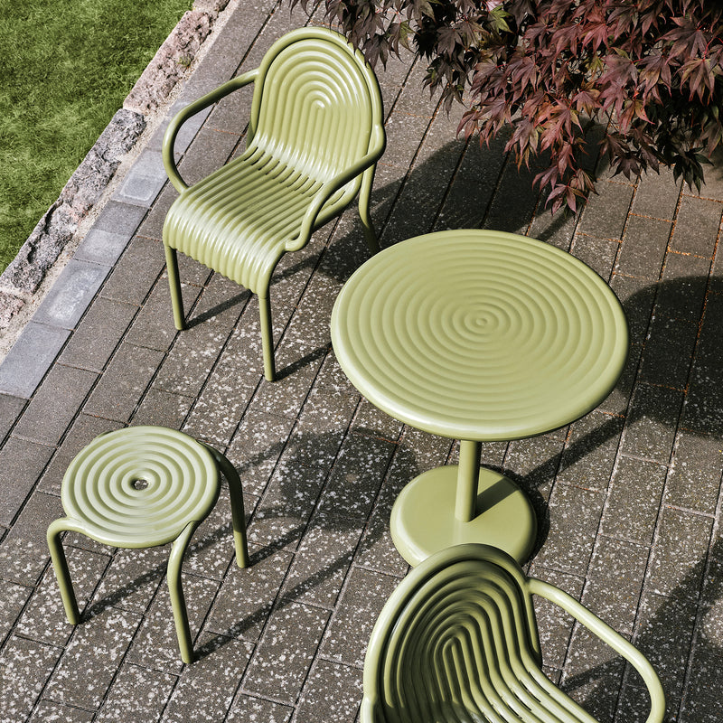 Tom Dixon - Groove Round Gartentisch