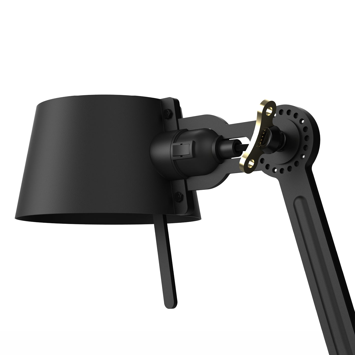 Tonone - Bolt 2 Arm Schreibtischleuchte | smokey black