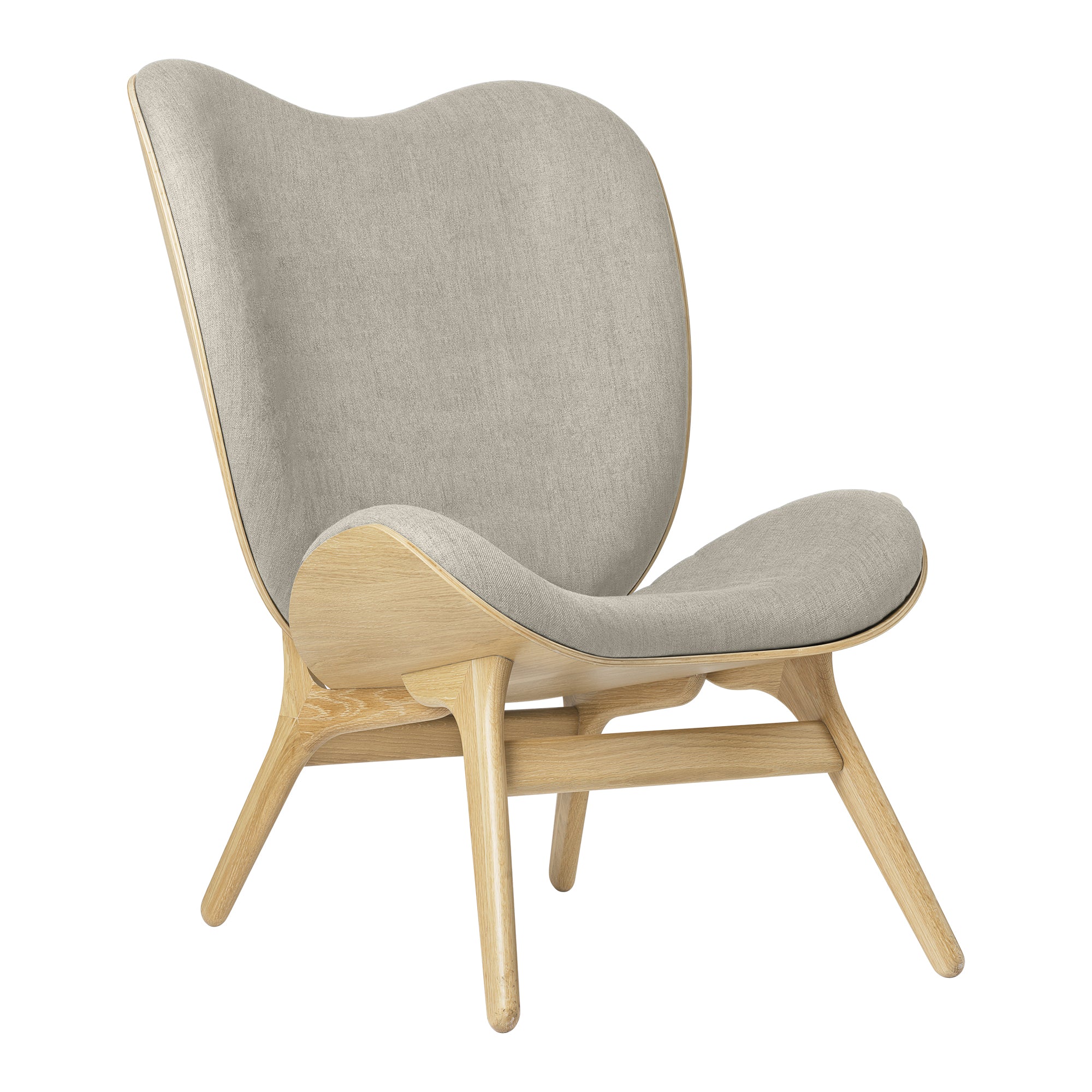Umage - A Conversation Piece Tall Sessel | Eiche natur  / white sands