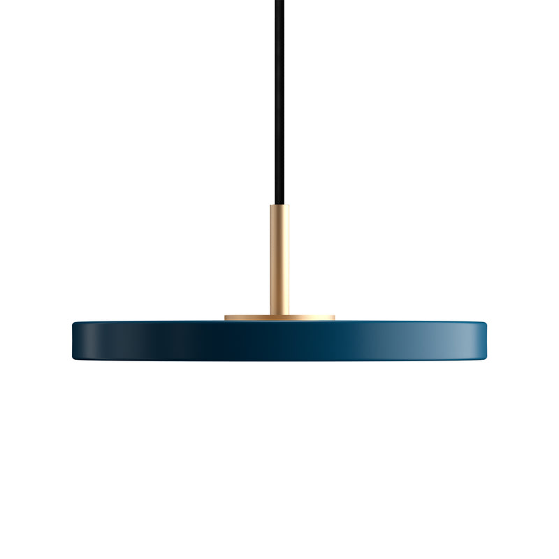 Umage - Asteria Micro LED-Pendelleuchte | V2 / Messing / petrol