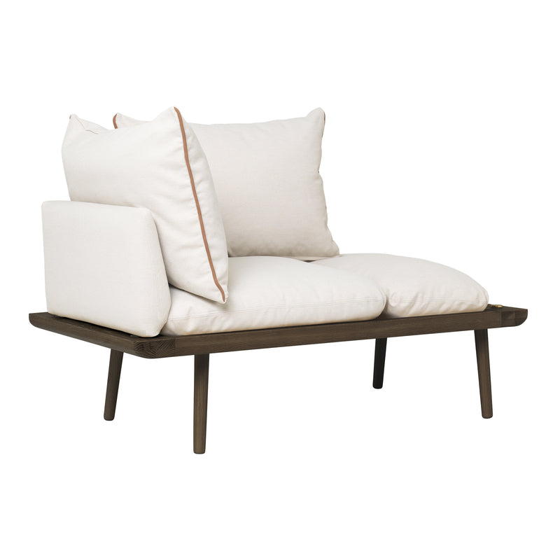 Umage - Lounge Around 1.5 Sitzer Sofa | Eiche dunkel / white sands