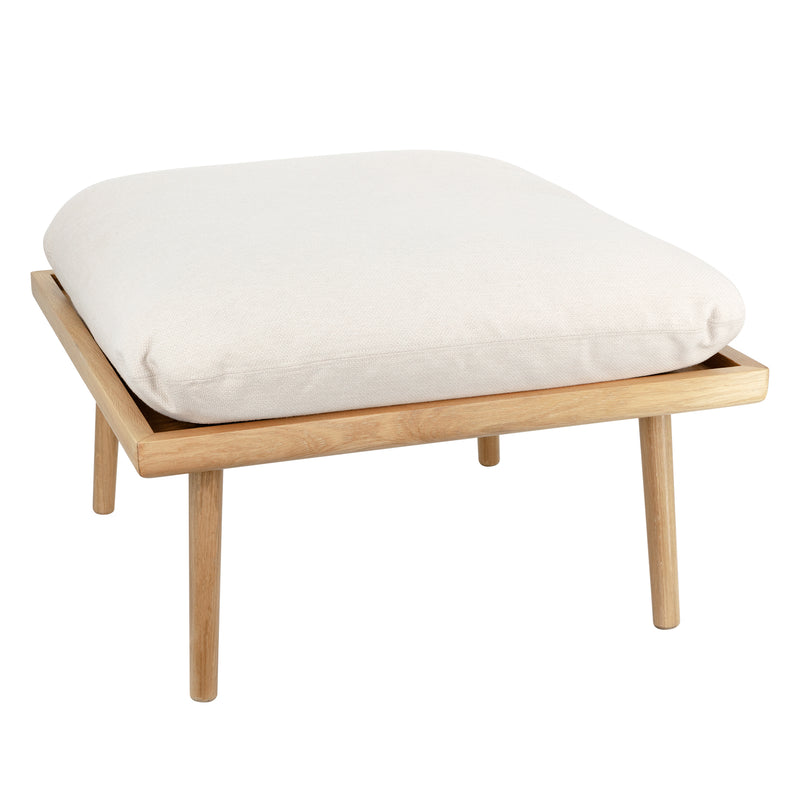 Umage - Lounge Around Shuffle Pouf | Eiche natur / white sands