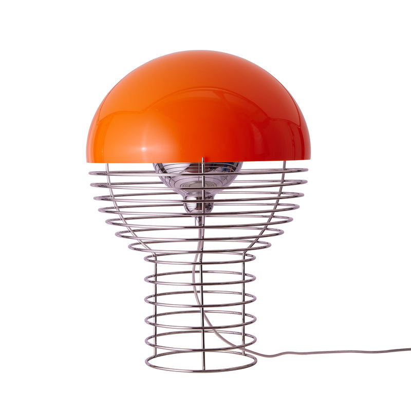 Verpan - Wire Tischleuchte | Ø 40 cm / orange