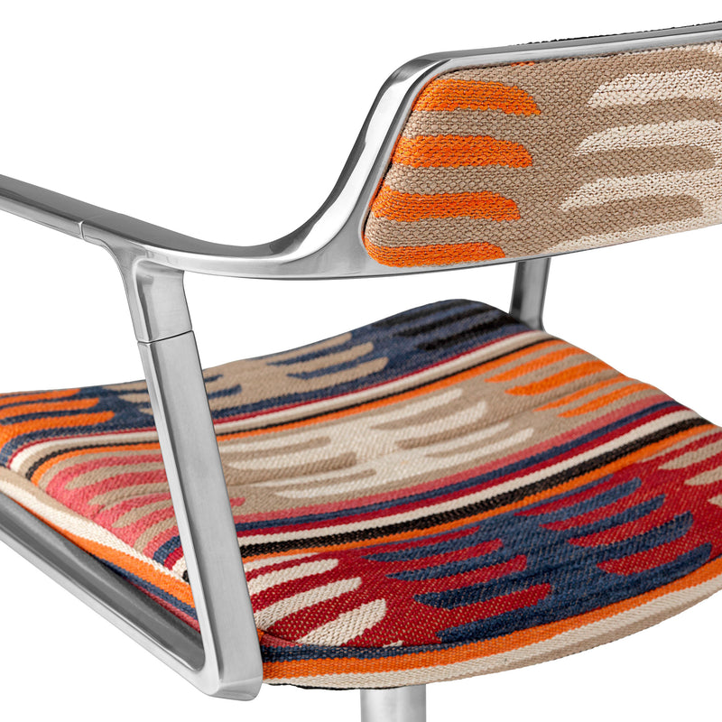 Vipp - 452 Drehstuhl | Gleiter / Todos Santos / Aluminium poliert