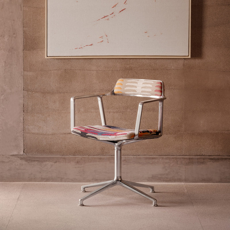 Vipp - 452 Drehstuhl | Gleiter / Todos Santos / Aluminium poliert