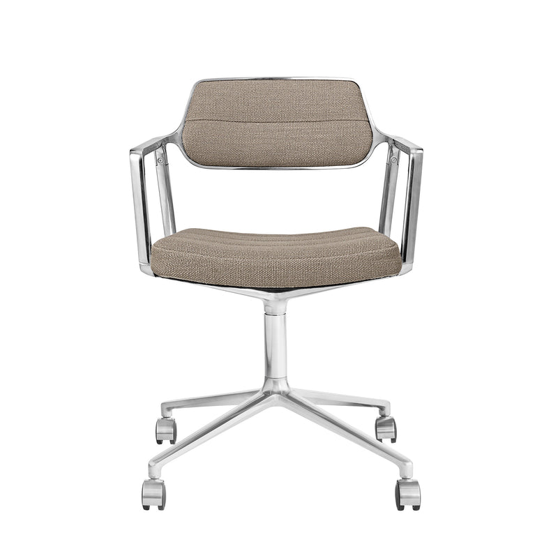 Vipp - 453 Swivel Drehstuhl | Rollen / dark sand