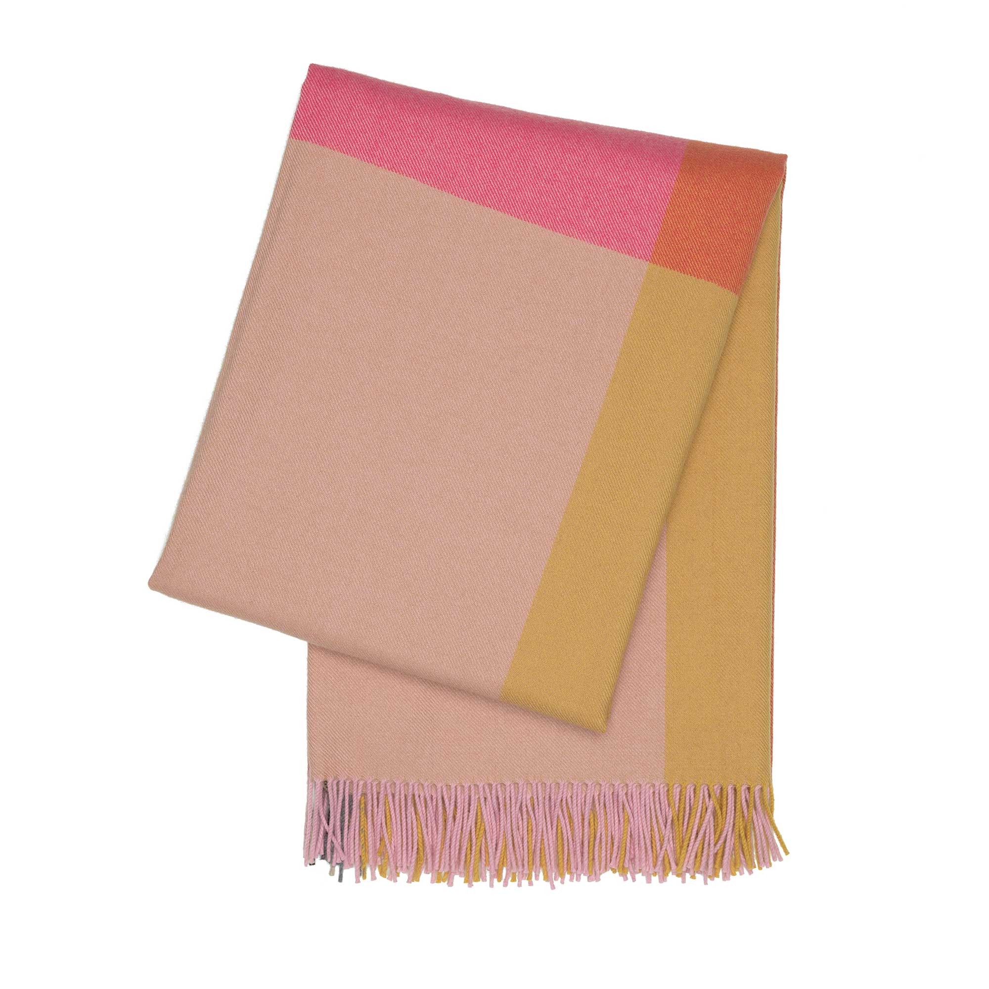 Vitra - Colour Block Decke | pink - beige