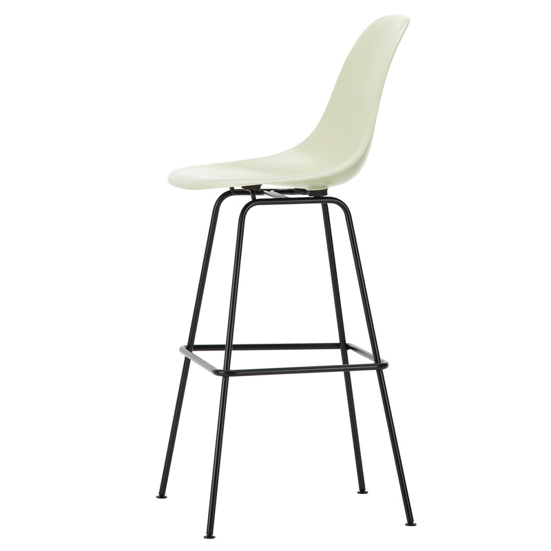 Vitra - Eames Fiberglass Barstuhl | hoch / basic dark/parchment