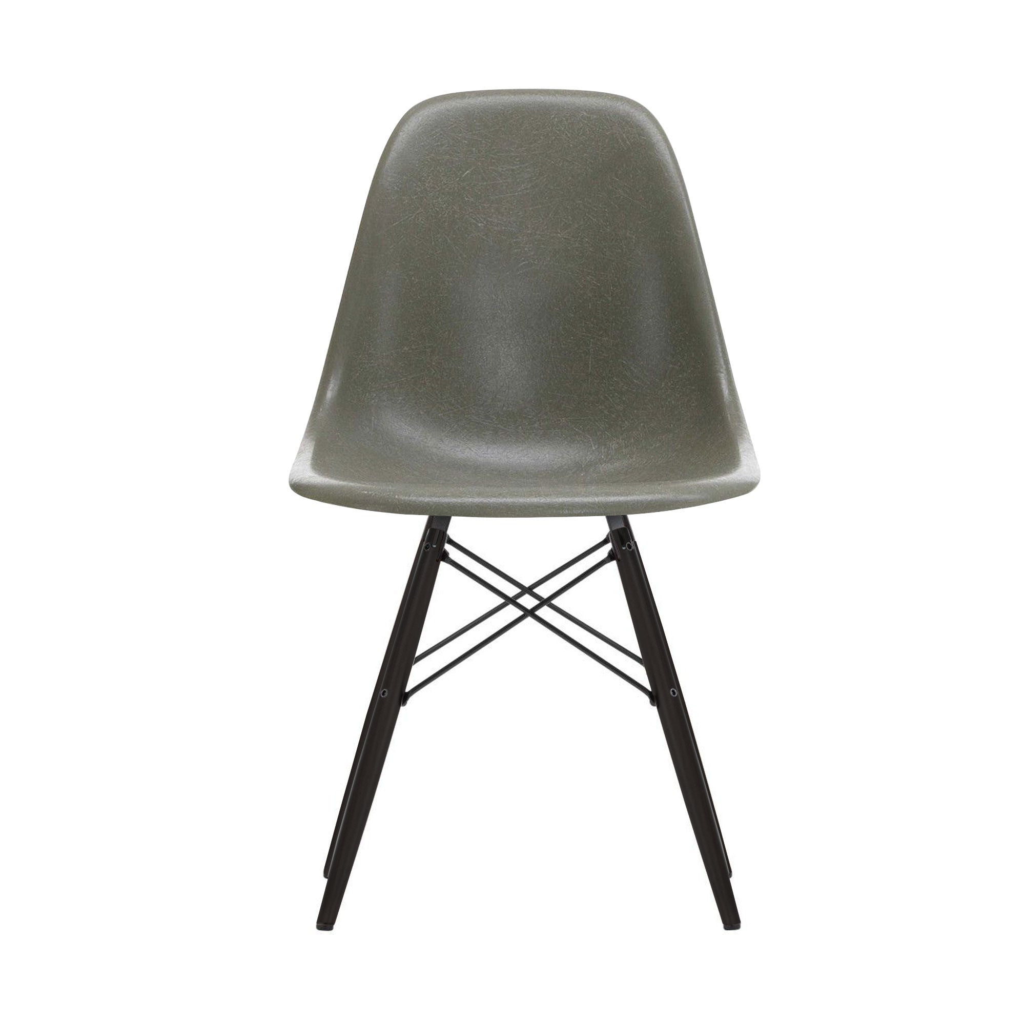 Vitra - Eames Fiberglass Side Chair DSW | Eames Raw Umber
